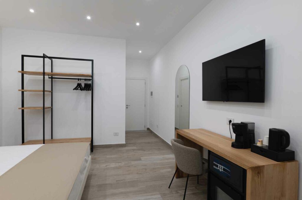 Vista interno camera superior sabbia tropea rooms
