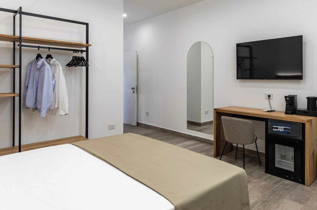 Vista interno camera superior sabbia tropea rooms